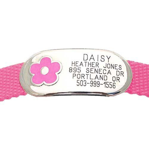 Jewelry Collar Tag - Flower, - Lucky Pet